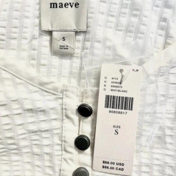 Brand New Maeve Puff-Sleeve Sweetheart Top - Picture 14 of 16